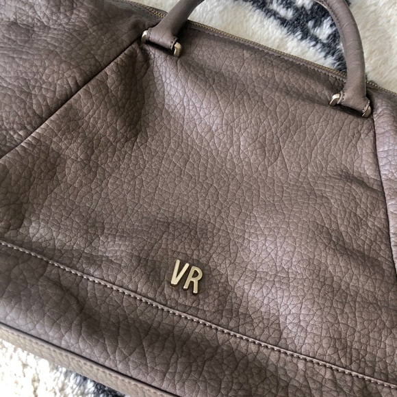 Gray Sandalwood & Gold Zipper Decor Hobo Bag - Picture 5 of 8